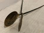 antiek wafelijzer kniepertje messing met smeedijzer, Antiek en Kunst, Ophalen of Verzenden