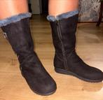 Zwarte gevoerde laarzen met rits, Ophalen of Verzenden, Nieuw, Zwart, Lage of Enkellaarzen