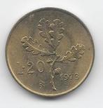 Italië 20 lire 1973 KM# 97.2, Verzenden, Italië, Losse munt
