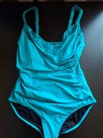 Lichtblauw badpak met leuke accenten., Verzenden, Zo goed als nieuw, Blauw, Badpak