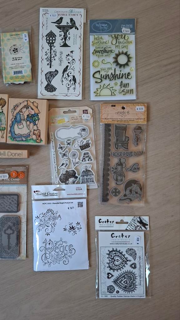 Stempels ea kaart maken materiaal, Ophalen of Verzenden, Nieuw