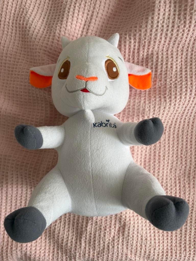 Witte knuffelgeit kabrita, Kinderen en Baby's, Ophalen of Verzenden, Zo goed als nieuw, Overige typen