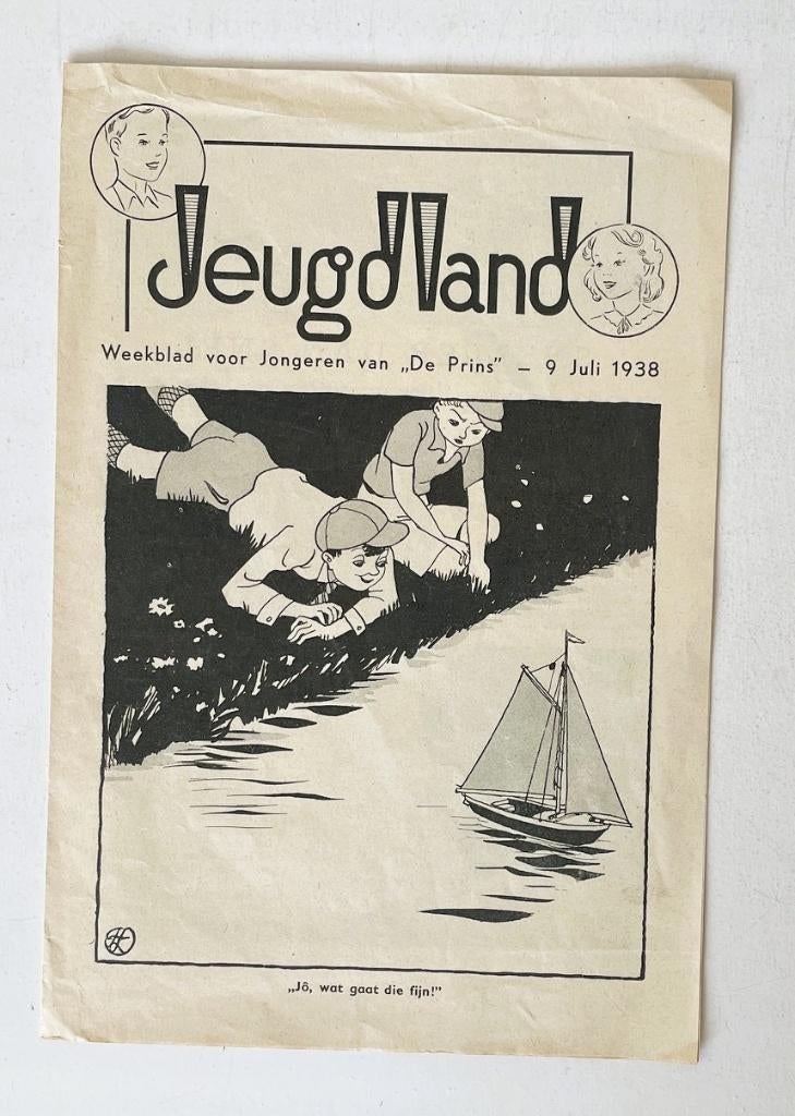 Jeugdland: Weekblad voor Jongeren van "De Prins" - nr 2-1938, Verzenden, 1920 tot 1940, Nederland, Tijdschrift