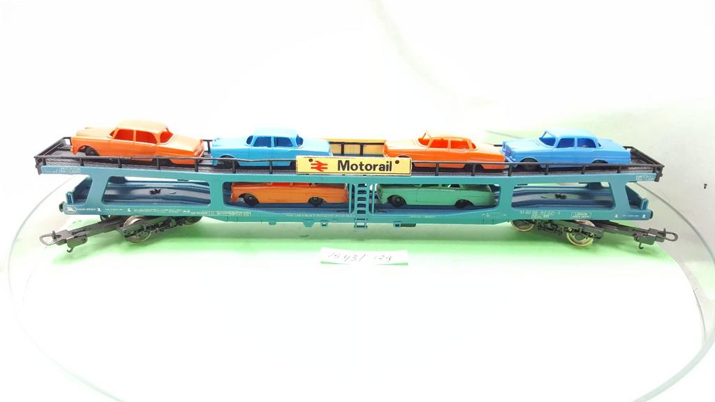 Lima H0 9053 BR auto-transsporter + 6 auto’s 1974, Gebruikt, Gelijkstroom, Wagon, Ophalen of Verzenden