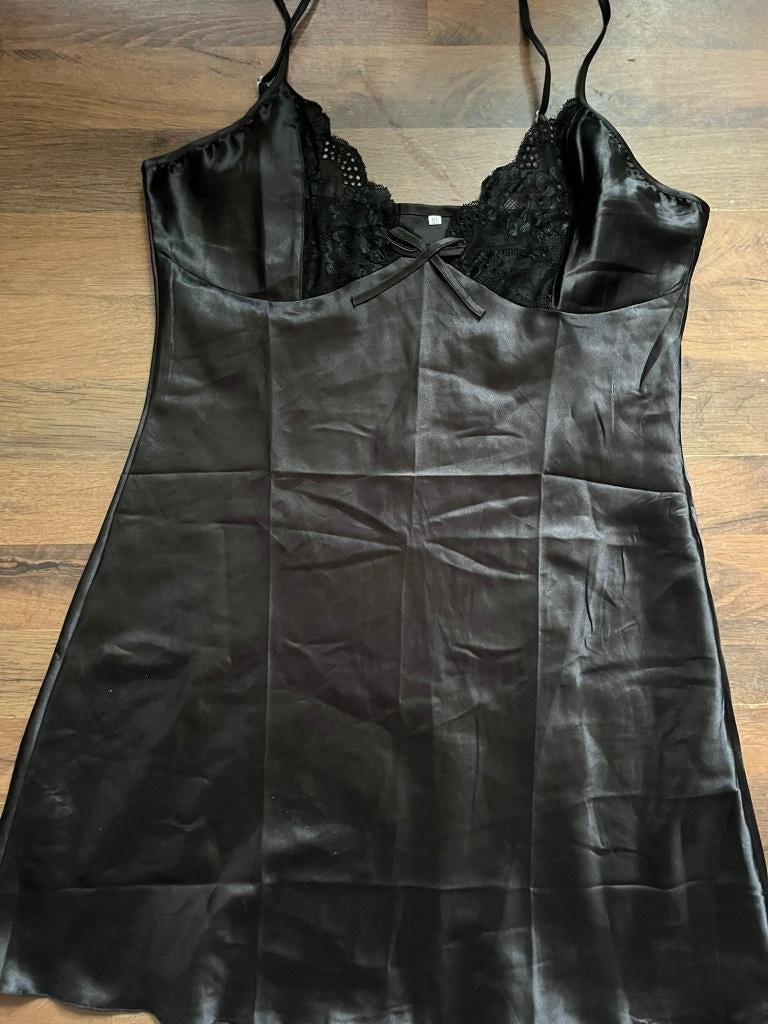 pyjama jurk, Zwart, Ophalen of Verzenden, Maat 34 (XS) of kleiner, Boven de knie