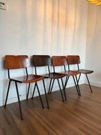 Marko stoelen (vintage schoolstoeltjes), Huis en Inrichting, Stoelen, Gebruikt, Bruin, Vintage schoolstoel, Ophalen of Verzenden