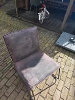 Comfortabele lounge stoel - Bruin/Grijs, Gebruikt, Ophalen of Verzenden, Stof, Eén