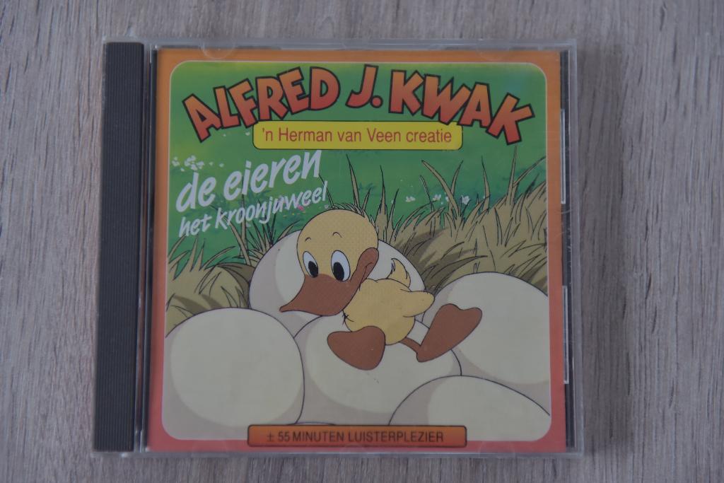 ALFRED J. KWAK === DE EIEREN / HET KROONJUWEEL, Cd's en Dvd's, Verzenden, Boxset, 6 tot 9 jaar, Zo goed als nieuw