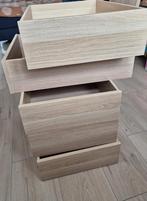 Ikea Lade wit gelazuurd eikeneffect 5x, Ophalen, Gebruikt, 50 tot 100 cm, Minder dan 100 cm
