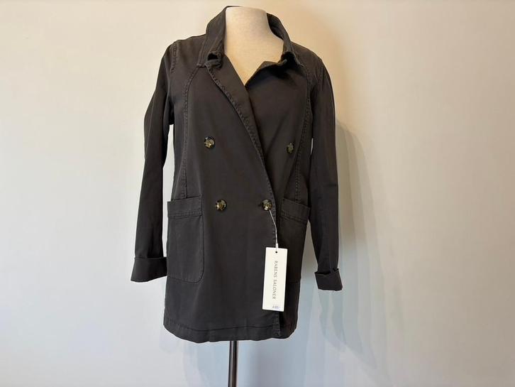 Rabens Saloner 'Camelia' Jacket jas | NWT | Maat M, Kleding | Dames, Jassen | Zomer, Nieuw, Maat 38/40 (M), Zwart, Ophalen of Verzenden