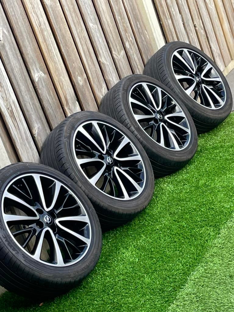 17 Inch 4x100 ORIGINEEL OPEL Velgen+Zomerbanden oa:Fiat+Chev, Ophalen, Gebruikt