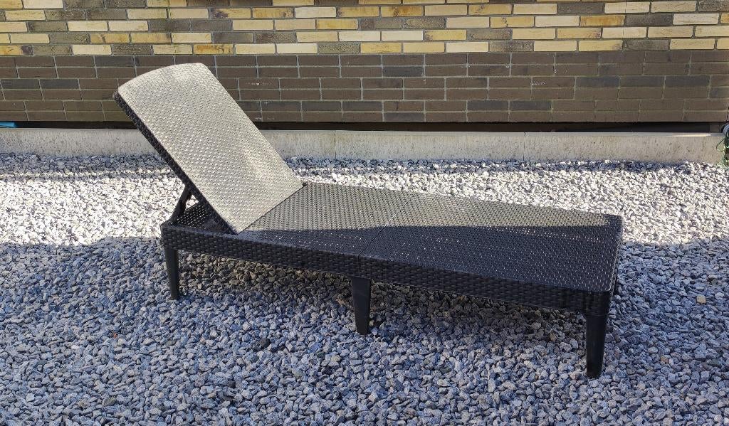 Ligbed, Tuin en Terras, Ligbedden, Ophalen, Zo goed als nieuw, Kunststof, Verstelbaar