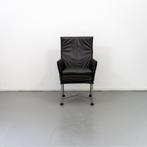 6x Montis Chaplin Stoel Donkerbruin Leer - Chroom/Dop, Niet ingevuld, Bruin, Niet ingevuld, Ophalen of Verzenden