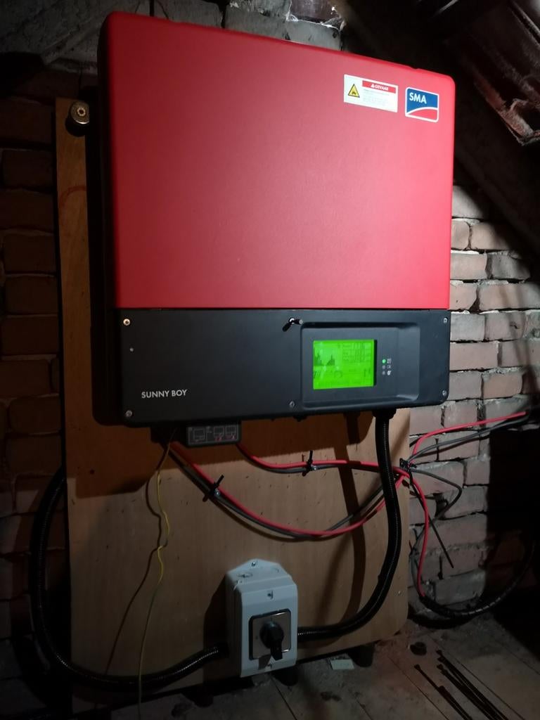 SMA Sunny Boy SB3000TL-21 omvormer - Werkt perfect!, Doe-het-zelf en Verbouw, Zonnepanelen en Toebehoren, Ophalen