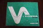 Honda CB750F 1975 SOHC motorcycle parts listCB 750 Four, Motoren, Ophalen of Verzenden, Honda