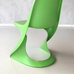 Casalino eettafelstoelen 3x vintage Casala groen prijs p/st, Kunststof, Casala, Overige kleuren, Drie
