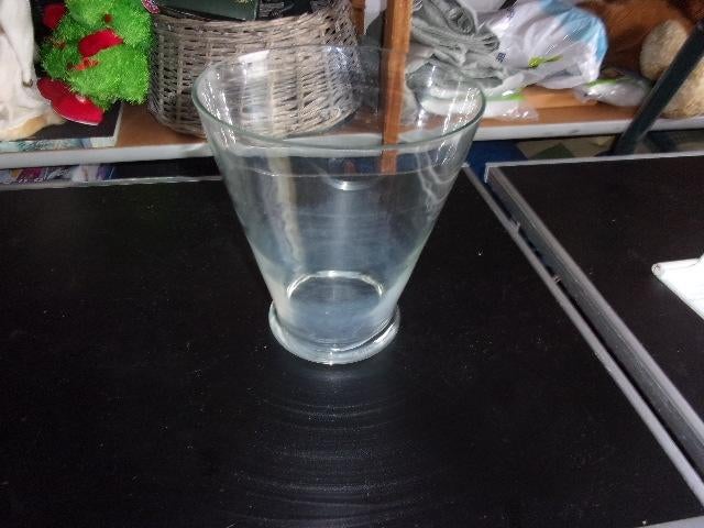 tulpen vaas, Gebruikt, Overige kleuren, Ophalen of Verzenden, Glas