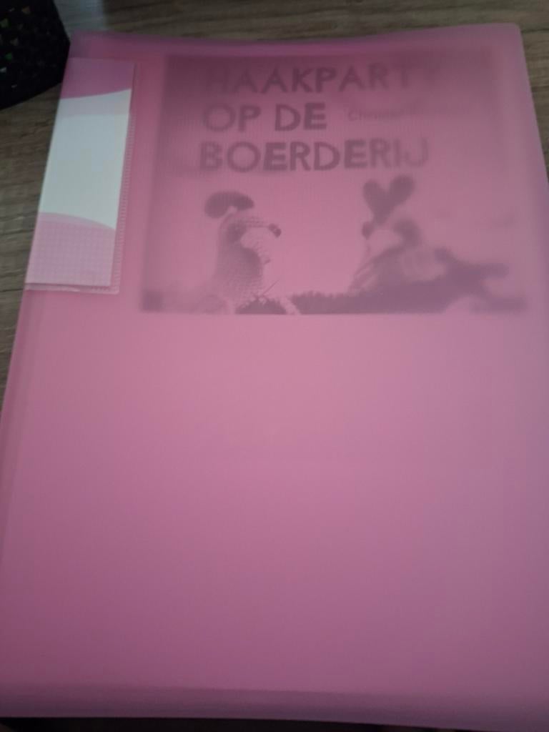 Roze mapje haakpatronen, Ophalen of Verzenden