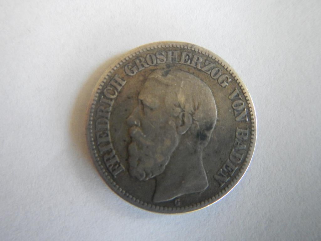 Duitse munt 2 mark zilver uit 1876, Postzegels en Munten, Munten | Europa | Niet-Euromunten, Ophalen of Verzenden, Duitsland, Losse munt