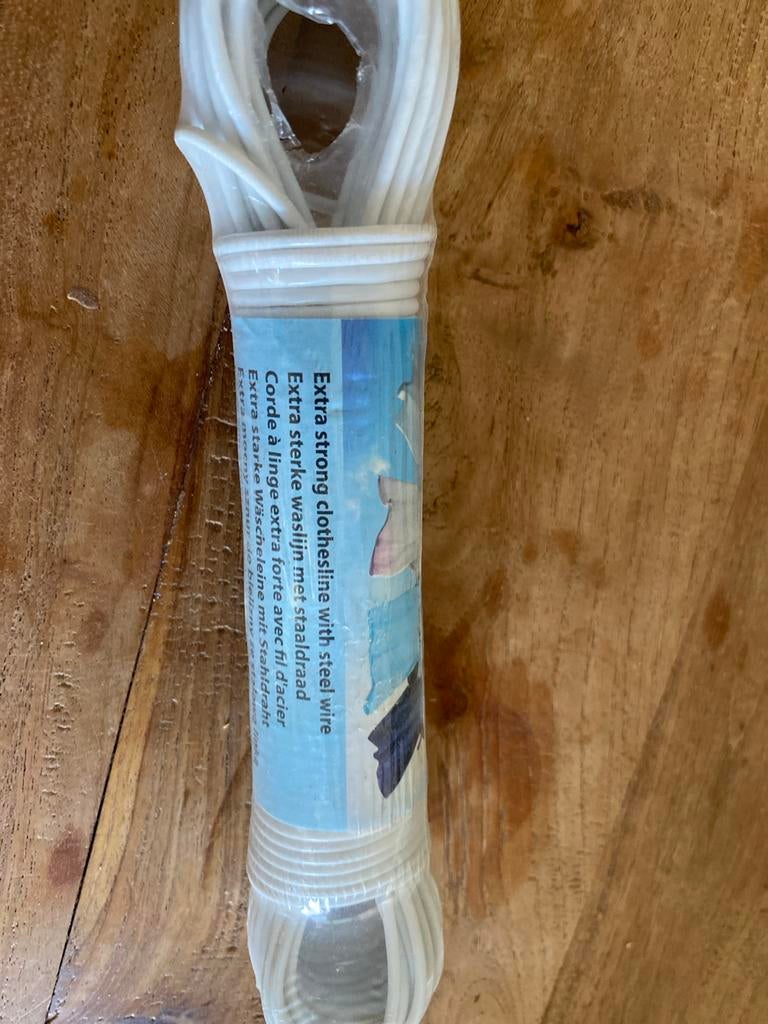 Extra sterke waslijn met staaldraad, Ophalen of Verzenden, Nieuw