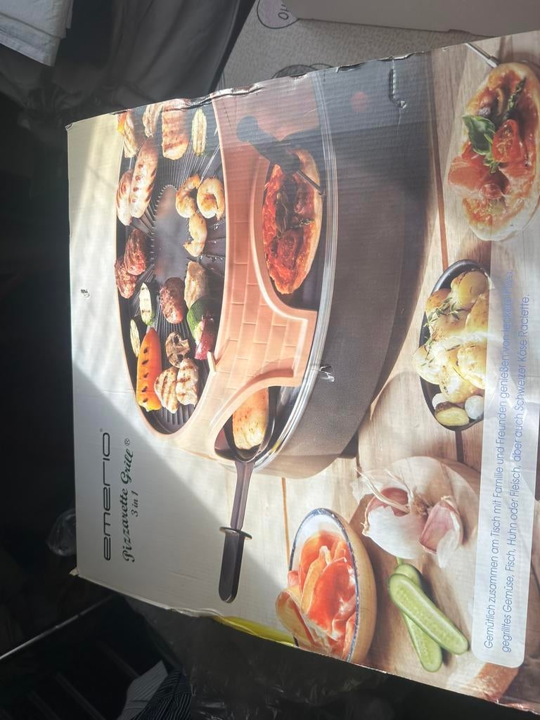 Pizzarette 3in1, Witgoed en Apparatuur, Gourmetstellen, Ophalen, Zo goed als nieuw, 4 t/m 7 personen