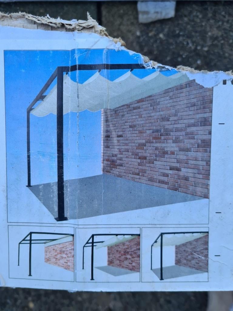 wand paviljoen Firenze - Onderdelen!!, Tuin en Terras, Ophalen, Nieuw, Tuinpaviljoen