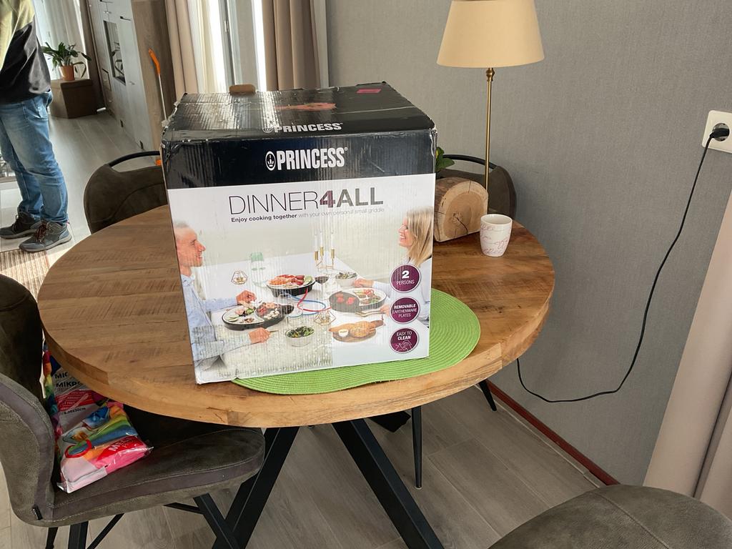 Princess Dinner4All Gourmetstel 4 personen - Zo goed als nie, Witgoed en Apparatuur, Gourmetstellen, Ophalen of Verzenden, Zo goed als nieuw