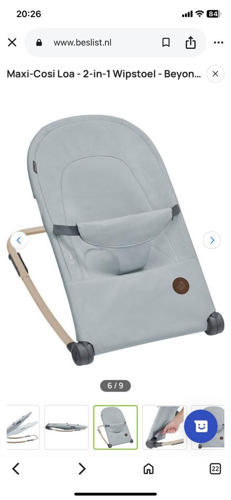 Maxi Cosi Loa Beyond Gray, Ophalen of Verzenden, Zo goed als nieuw