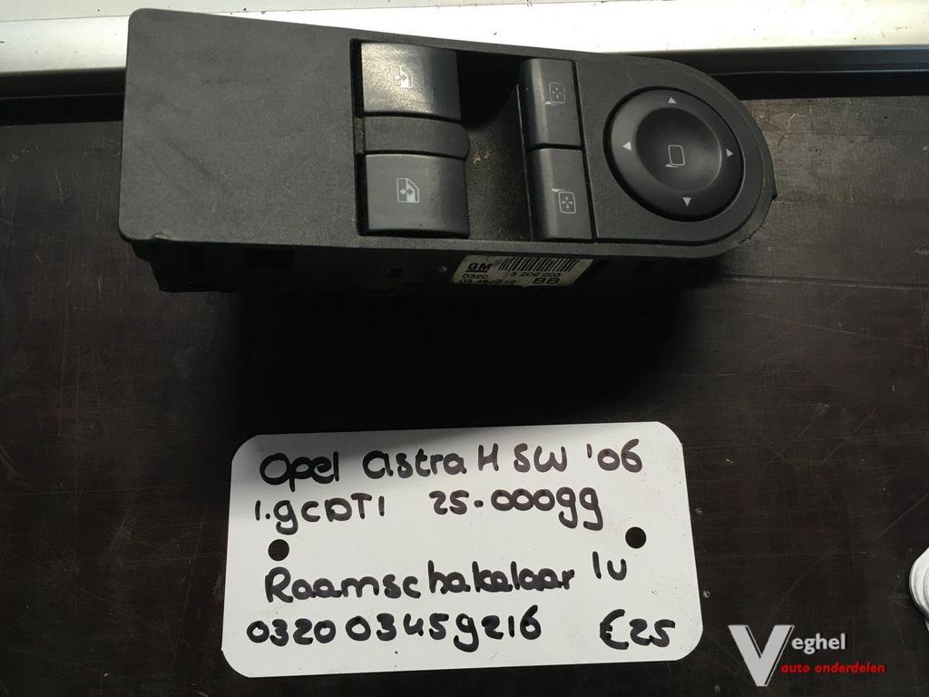 Opel Astra H Sw 1.9 cdti 2006 2500099  Raamschakelaars  Link