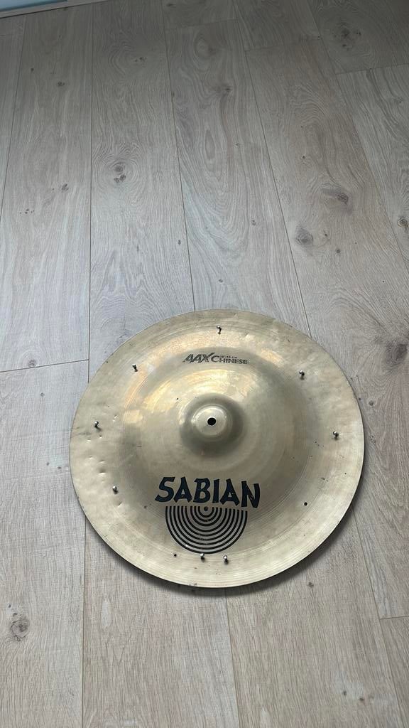 Sabian aax 18” chinese, Ophalen of Verzenden, Gebruikt, Overige soorten