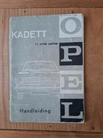 Handleiding Opel Kadett., Ophalen of Verzenden