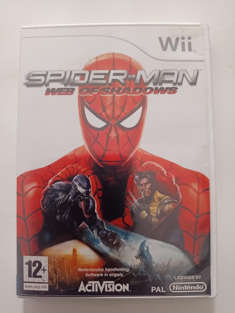 Spider-Man Web of Shadows wii, Spelcomputers en Games, Games | Nintendo Wii, 1 speler, Verzenden, Avontuur en Actie, Vanaf 16 jaar
