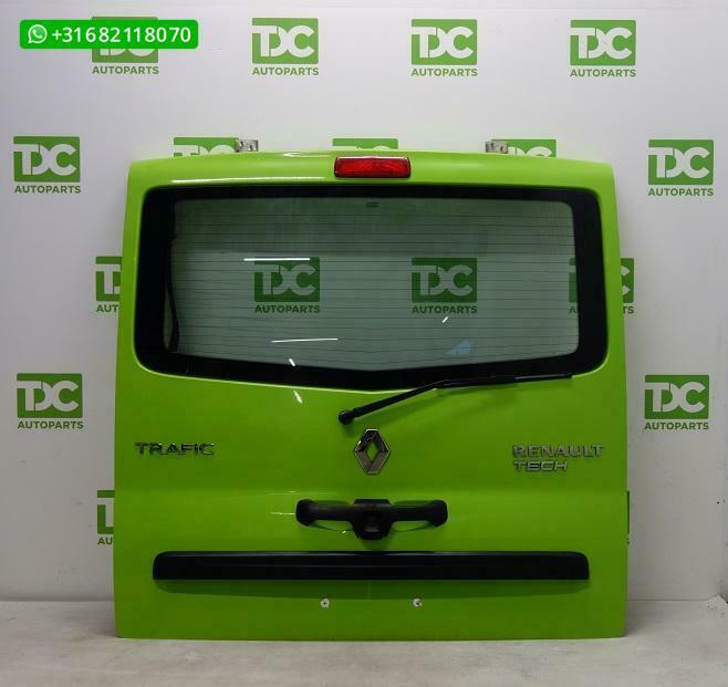 Renault Trafic ('14-'23) Achterklep groen met ruit, Gebruikt, Achterklep, Renault, Ophalen of Verzenden