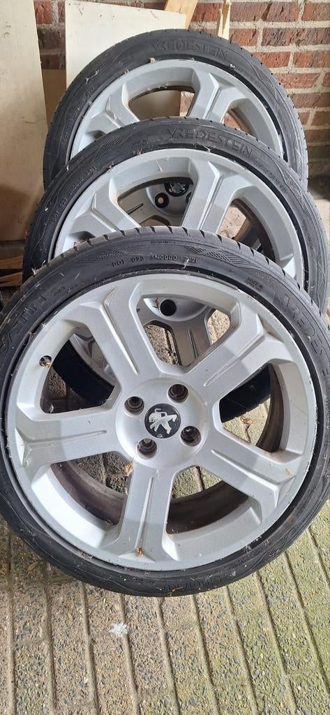 4x Peugeot velgen 18 inch 4x108 - Opknappers, Auto-onderdelen, Banden en Velgen, Ophalen, 18 inch, Gebruikt, Velg(en)