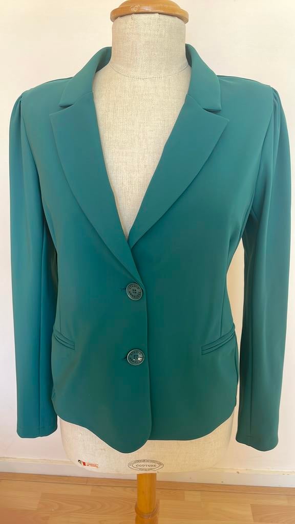 Studio Anneloes bonded jasje S, Kleding | Dames, Ophalen of Verzenden, Zo goed als nieuw, Groen