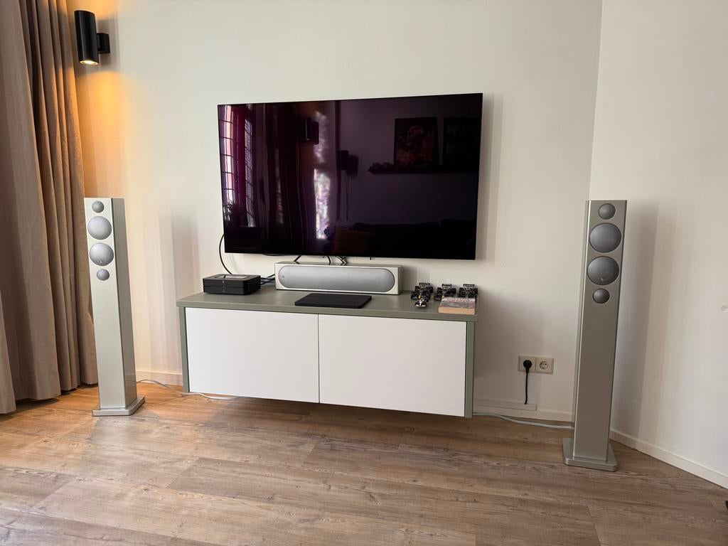 Monitor Audio Radius 270HD en 225HD, Gebruikt, 60 tot 120 watt, Front, Rear of Stereo speakers, Ophalen