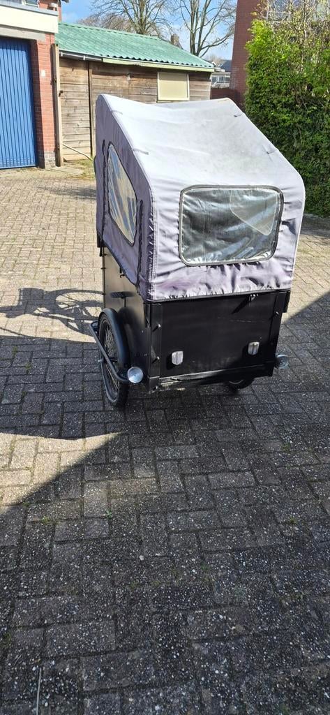 Elektrische bakfiets, Fietsen en Brommers, Fietsen | Bakfietsen, Ophalen, Gebruikt, 4 kinderen of meer, Huif