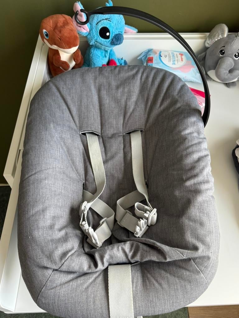 Stokke trip trap newborn set, Ophalen of Verzenden, Zo goed als nieuw, Meegroeistoel, Gordel(s)