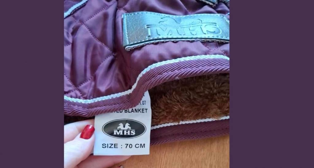 Mooie nette showdeken schetlander / veulentje !, Dieren en Toebehoren, Ophalen of Verzenden, Zo goed als nieuw, Overige soorten