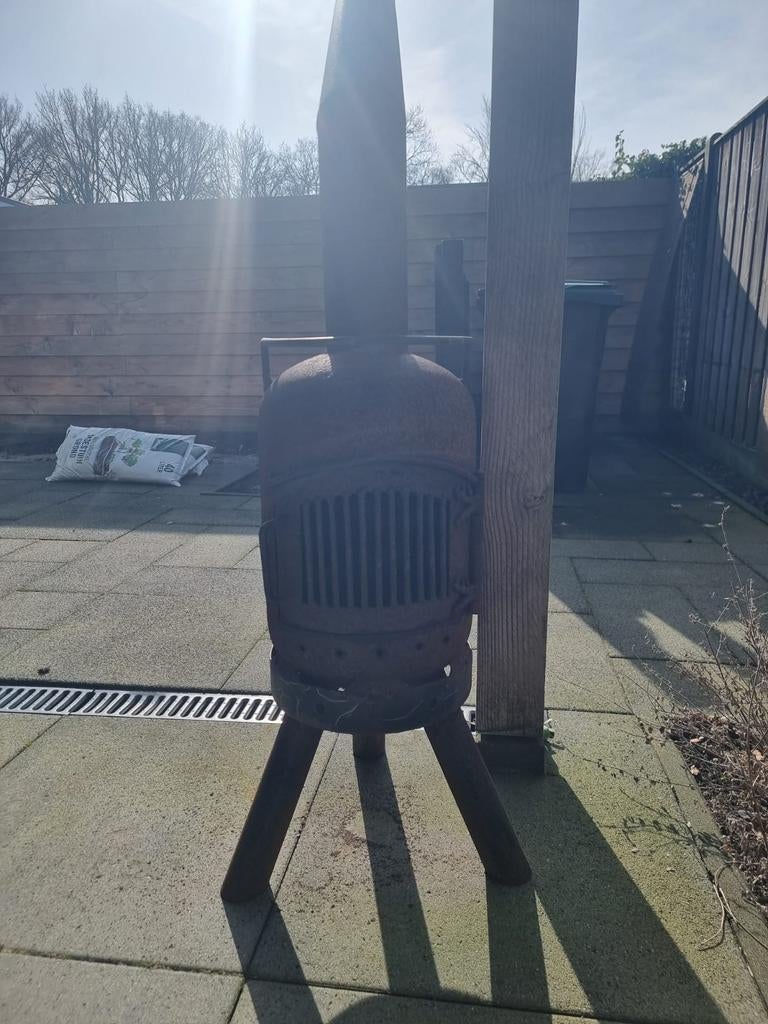 Houtkachel voor Buiten - Sfeervolle Warmte, Tuin en Terras, Tuinhaarden, Gebruikt, Ophalen