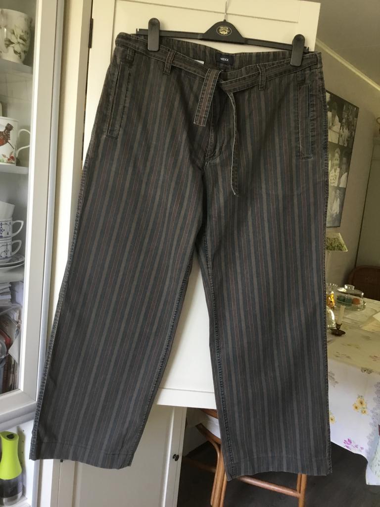 Bruin groen gestreepte broek van MEXX, Ophalen of Verzenden, Zo goed als nieuw, Overige maten, Bruin