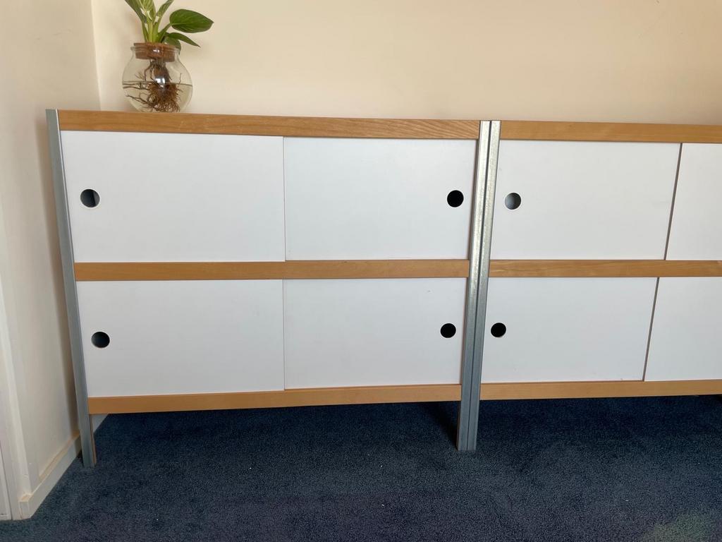 Kewlox kasten met witte deurtjes - 3 stuks, Huis en Inrichting, Ophalen, Gebruikt, 50 tot 100 cm, 25 tot 50 cm