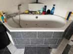 Hoekbad met Jacuzzi Functie en Douche, Ophalen of Verzenden, Gebruikt, Chroom, Bad