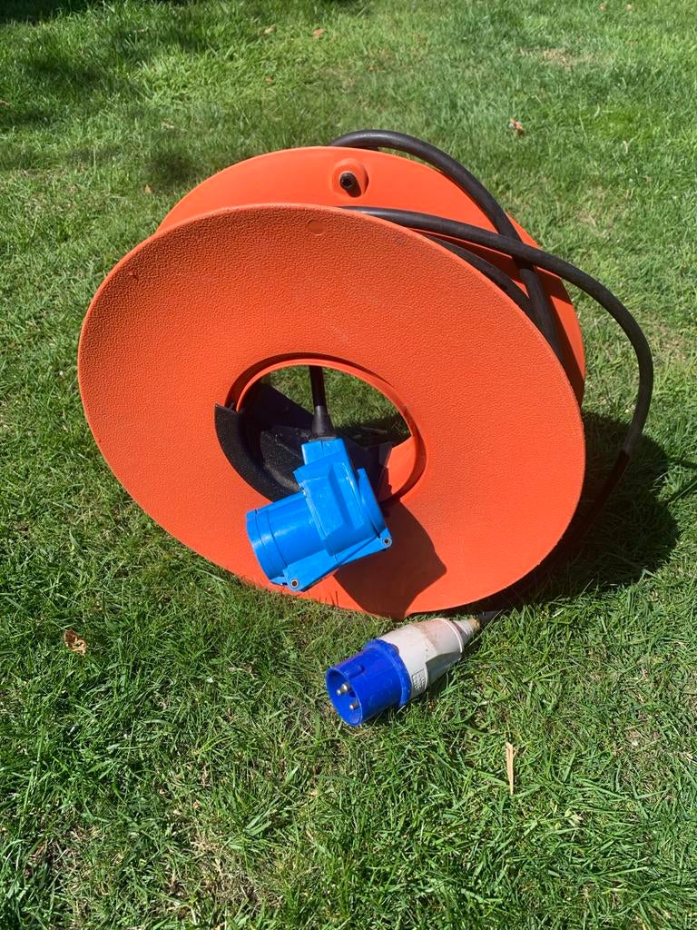 Rollacord Campingstekker - Haven - Lange haspel, Ophalen of Verzenden, Gebruikt