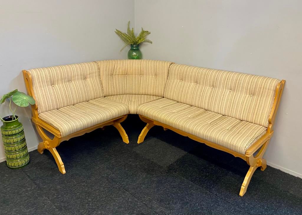 Duitse eethoek oostenrijkse massief eiken eettafelbank, Huis en Inrichting, Banken | Bankstellen, Ophalen, Hoekbank, Duitsland oostenrijk zwitserland