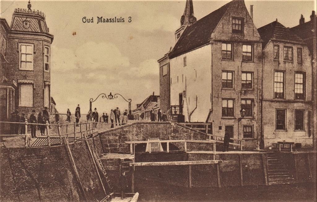 Maassluis, Verzamelen, Ansichtkaarten | Nederland, Verzenden, 1920 tot 1940, Ongelopen, Zuid-Holland