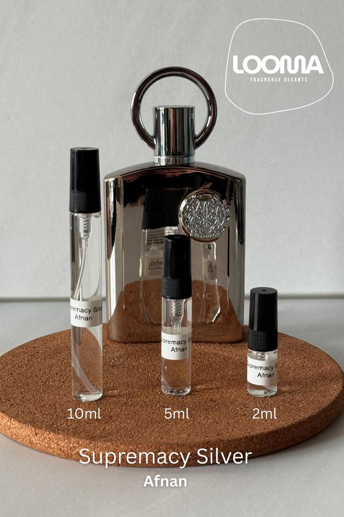 Afnan Supremacy Silver Decants (2, 5, 10ml), Ophalen of Verzenden, Zo goed als nieuw