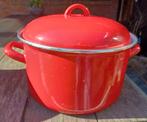 Emaille pan rood, Ophalen of Verzenden, Zo goed als nieuw, Overige materialen, Overige typen