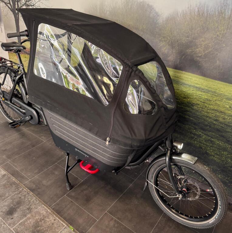 Batavus Fier 2 Elektrische Bakfiets | Regenhuif | Als Nieuw, Batavus, Ophalen of Verzenden, Info@batavus.nl, 51 tot 55 cm