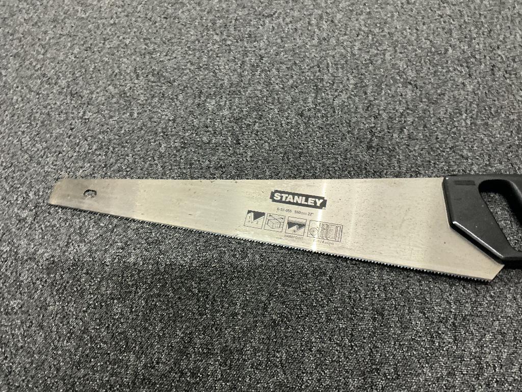 Stanley Handzaag 550mm / 22 Hardpoint vertanding Goede staat, Doe-het-zelf en Verbouw, Gereedschap | Zaagmachines, Ophalen, Minder dan 600 watt